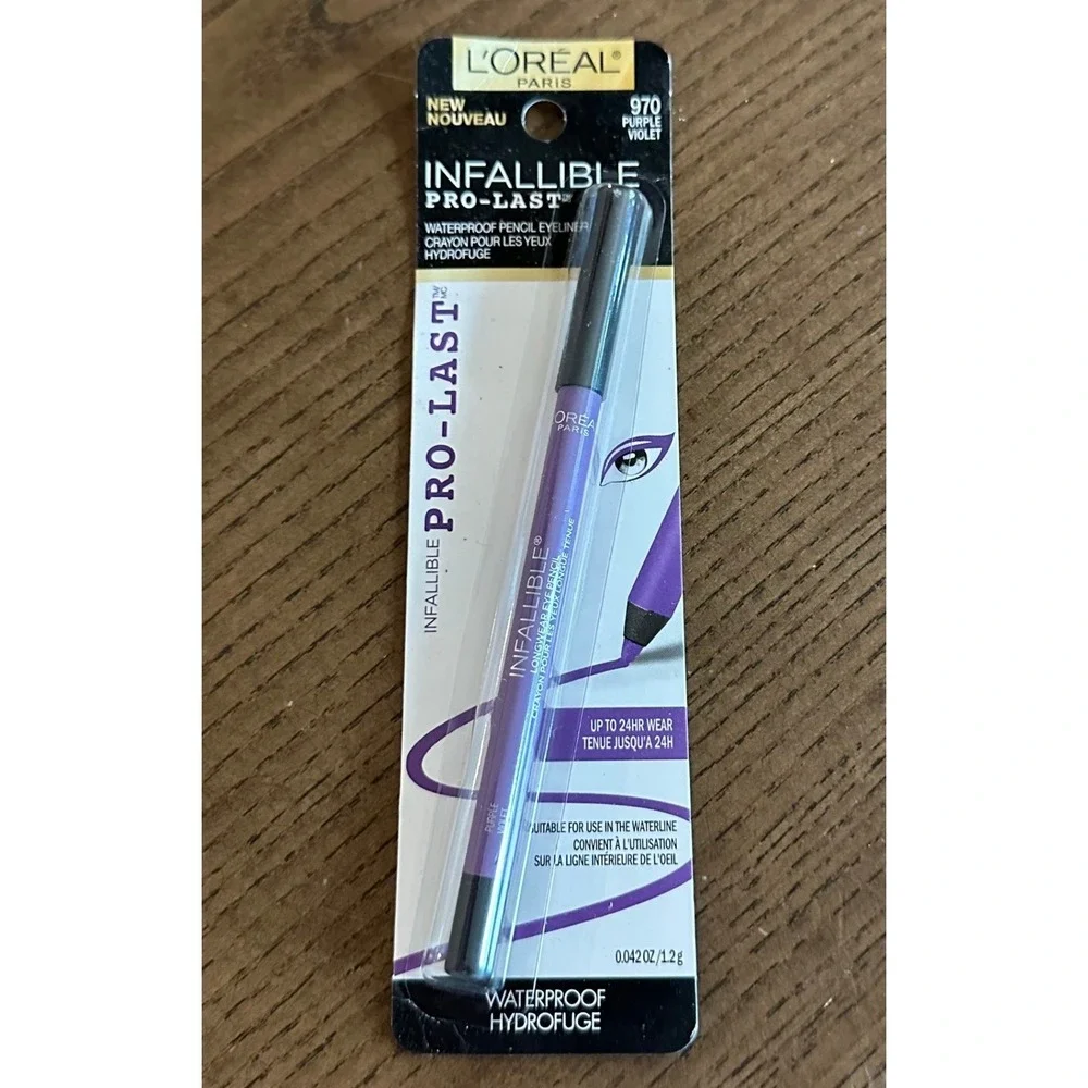 L'Oreal Paris Infallible Pro-Last Waterproof Pencil Eyeliner 970 Purple Violet